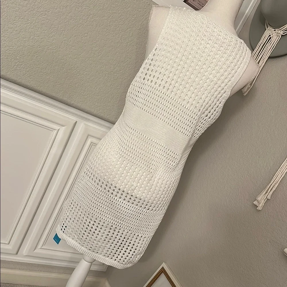 CUPSHE White Crochet Coverup NWT - Picture 6 of 9